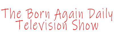 born again daily logo spelled out